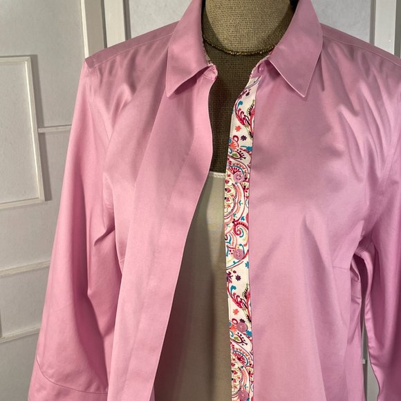 Chico's button up 3/4 sleeves no iron, with stain shield - Picture 5 of 10